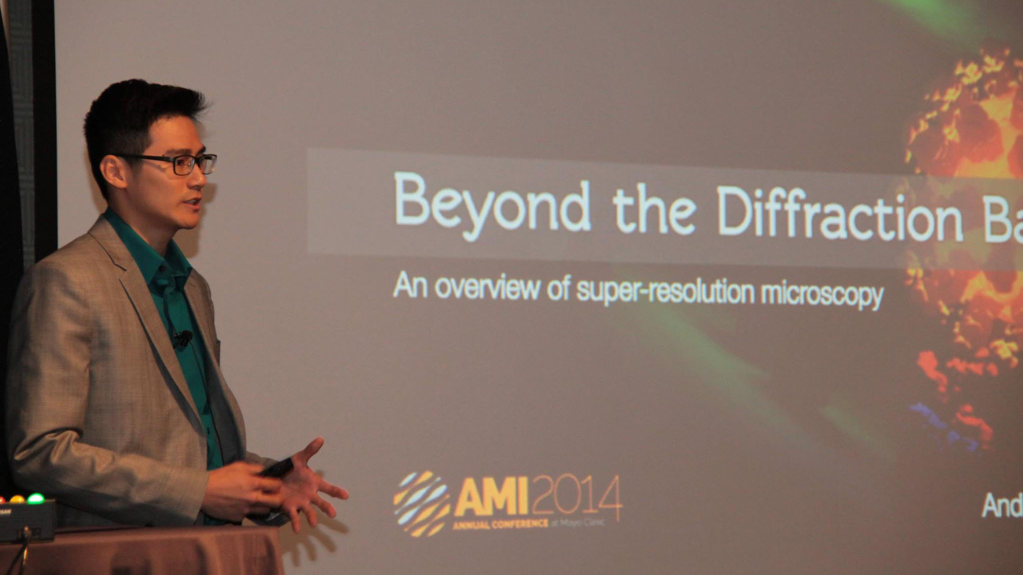 Andrew presents his Master's Research Project at AMI 2014