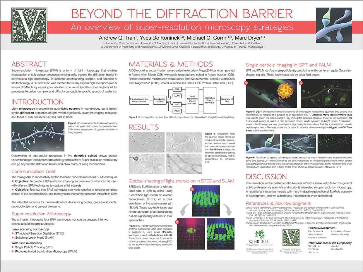 Beyond the diffraction barrier poster presented at AMI 2014