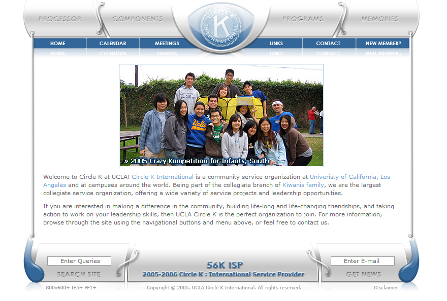 Website for UCLA Circle K